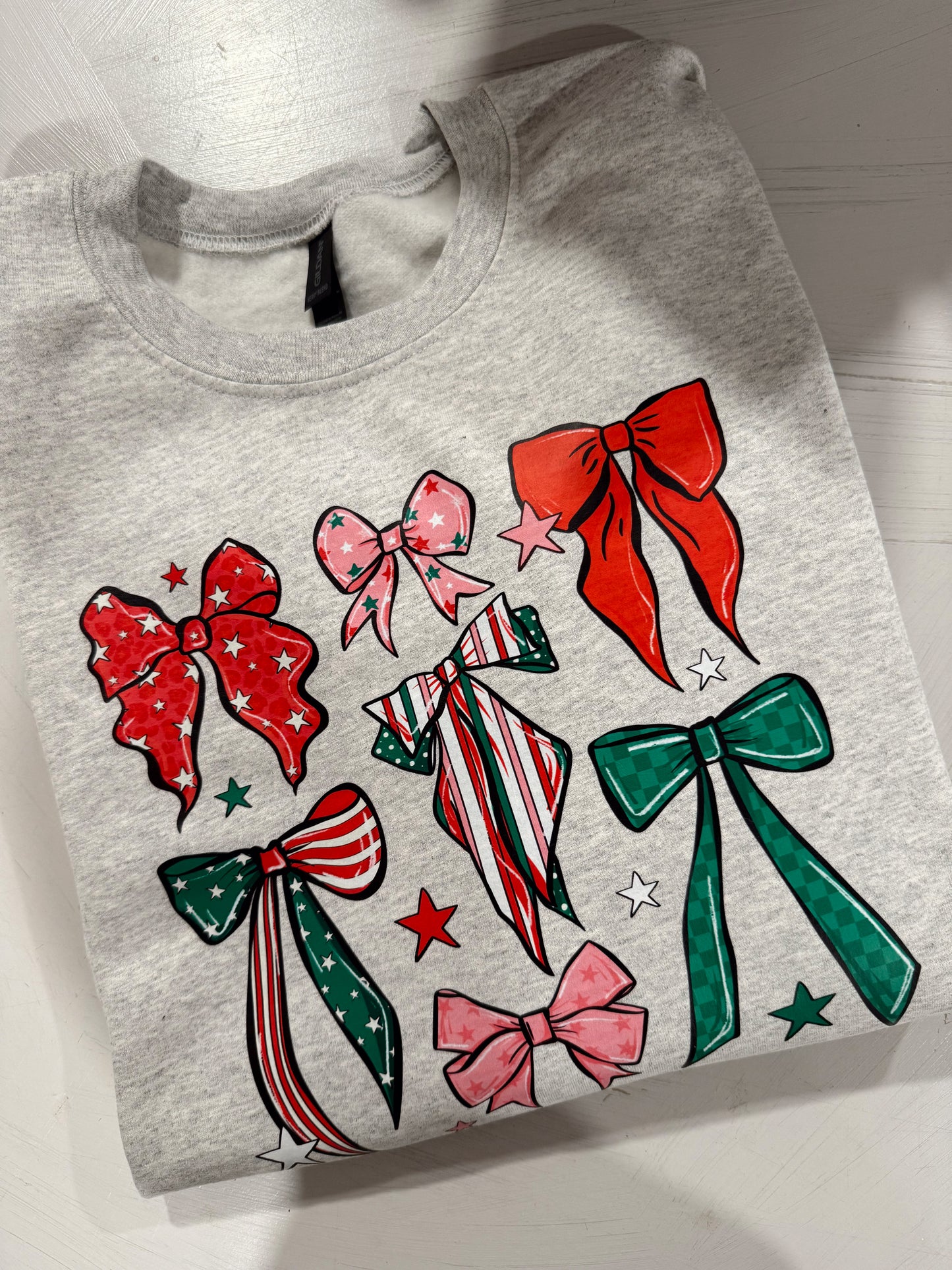 Christmas Bows Crewneck