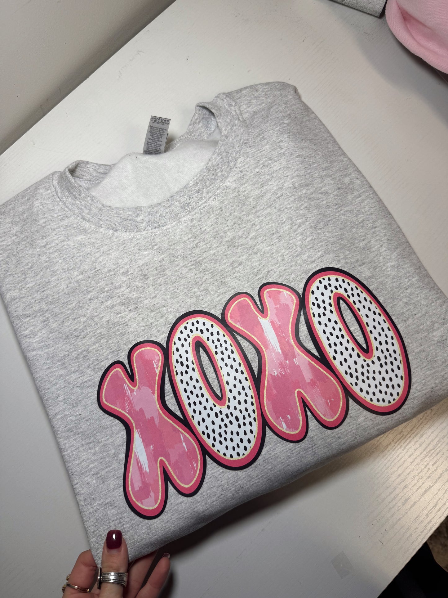 XOXO Watercolor Crewneck