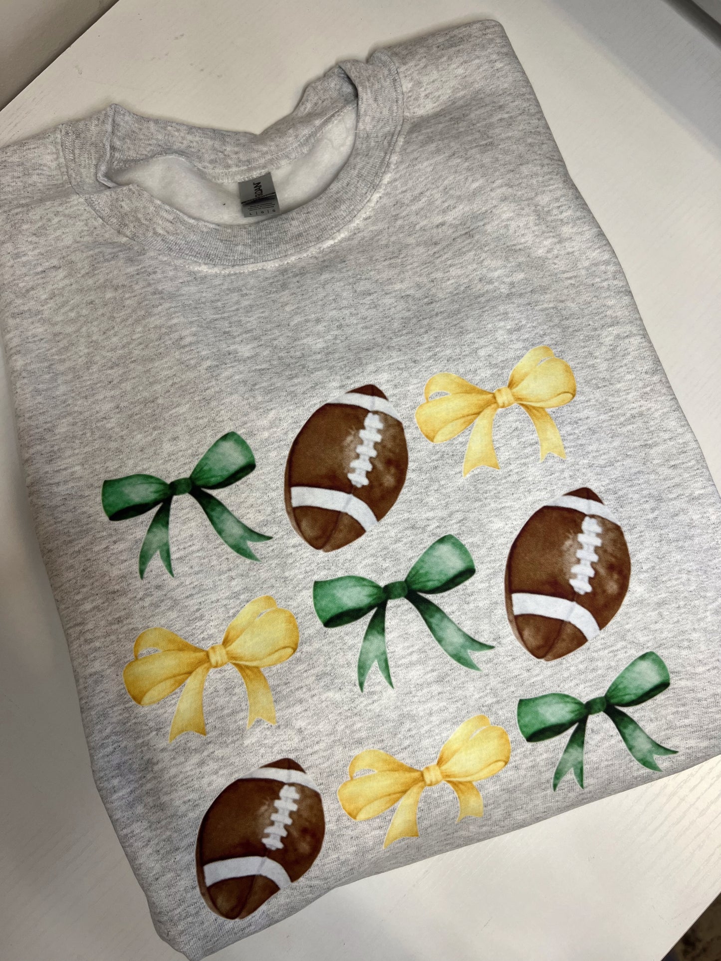 Howell Football Bows Crewneck