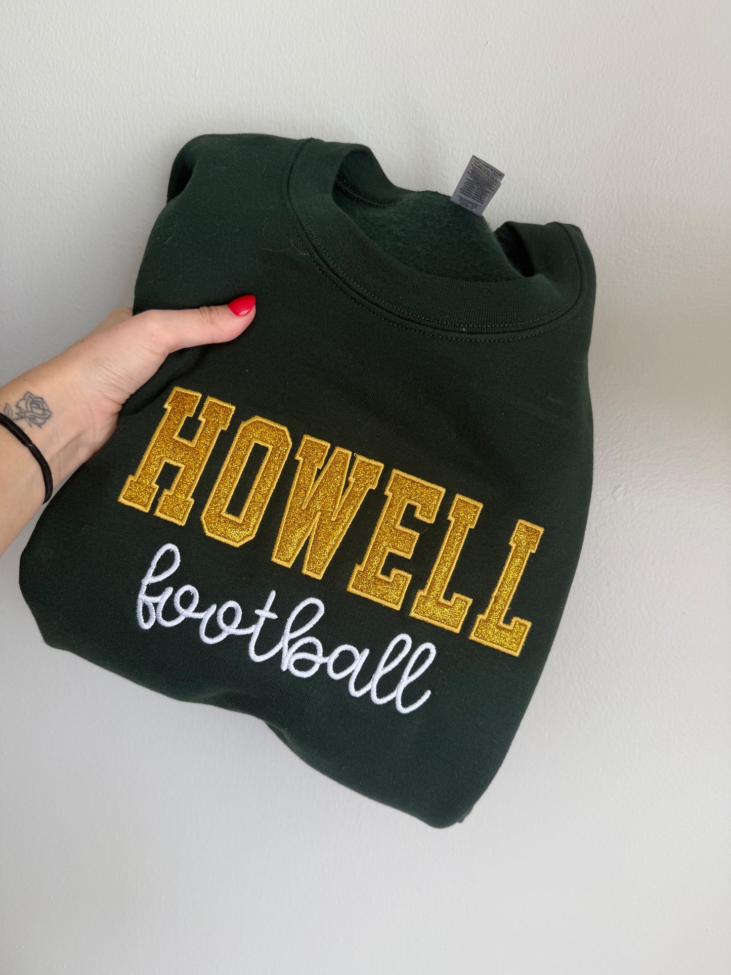 Howell Football Embroidered Sweatshirt