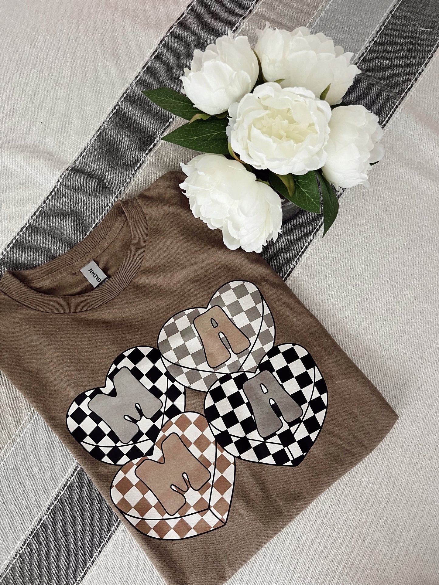 Mocha Mama Hearts Tee