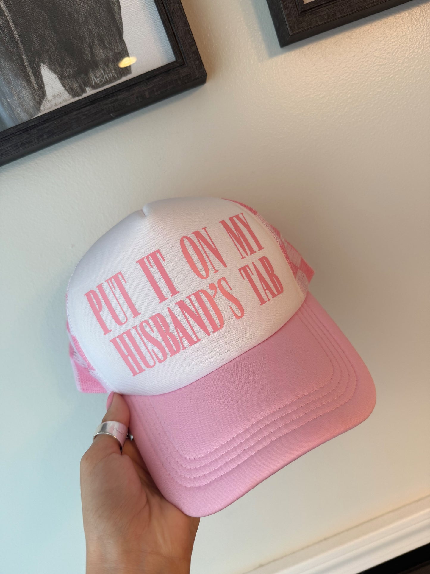Husbands Tab Trucker Hat