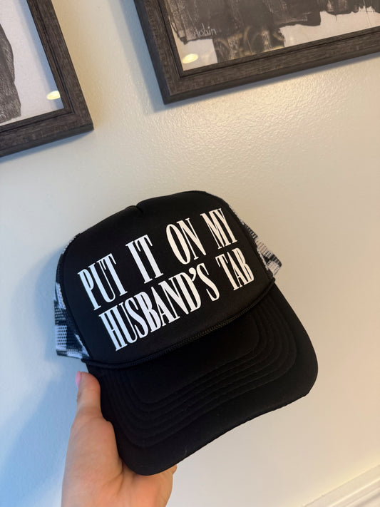 Husbands Tab Trucker Hat