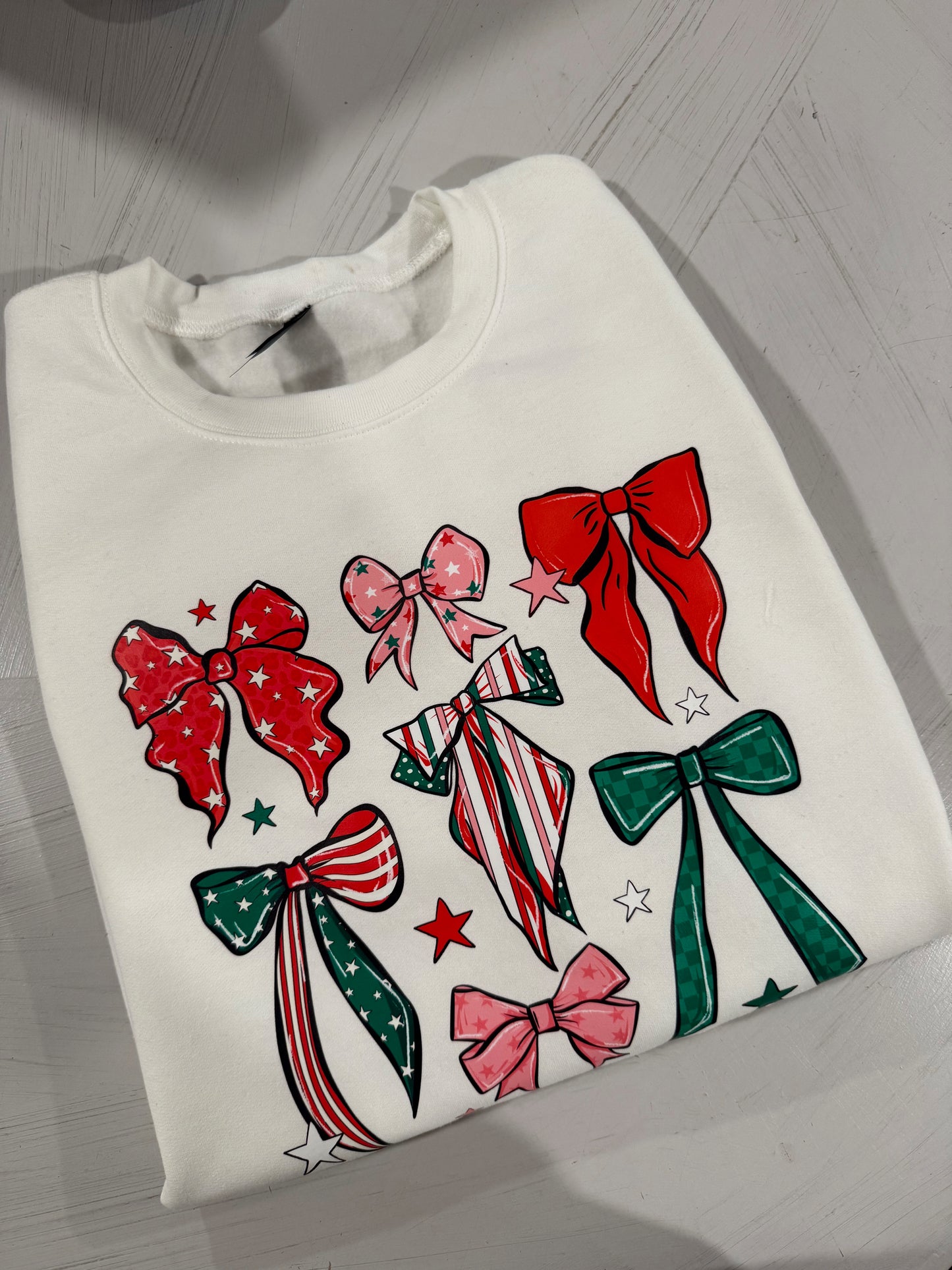 Christmas Bows Crewneck