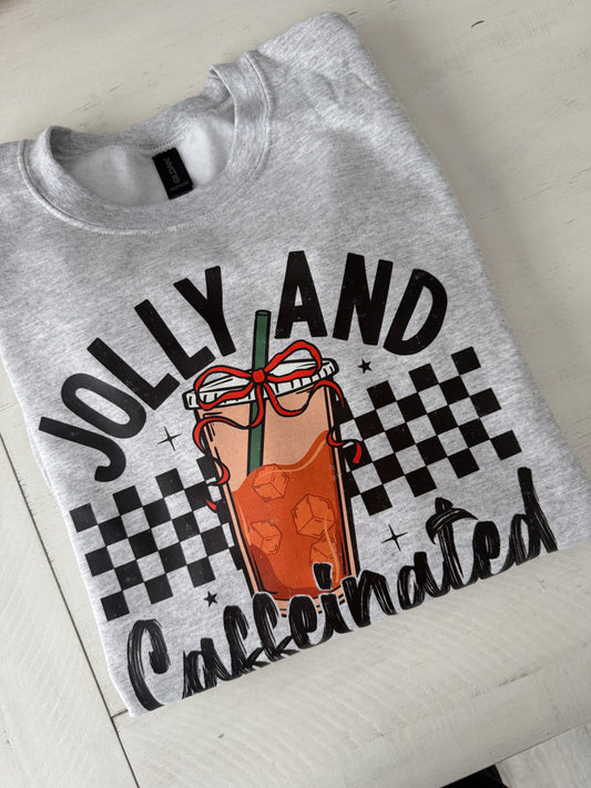 Jolly & Caffeinated Crewneck