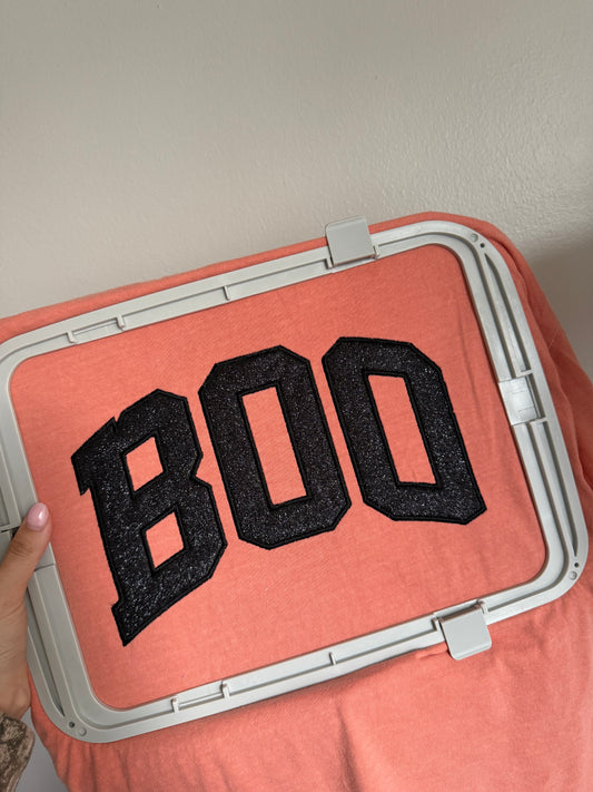 Boo Embroidered Tee