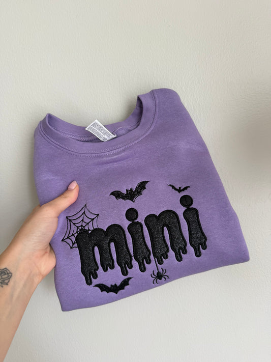 Embroidered Halloween Mini Sweatshirt - Toddler Sizes