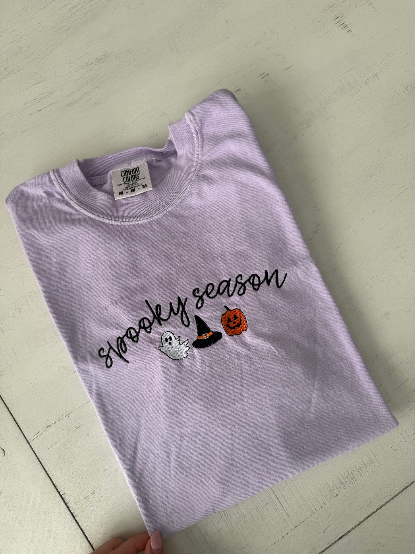 Spooky Season Embroidered Tee