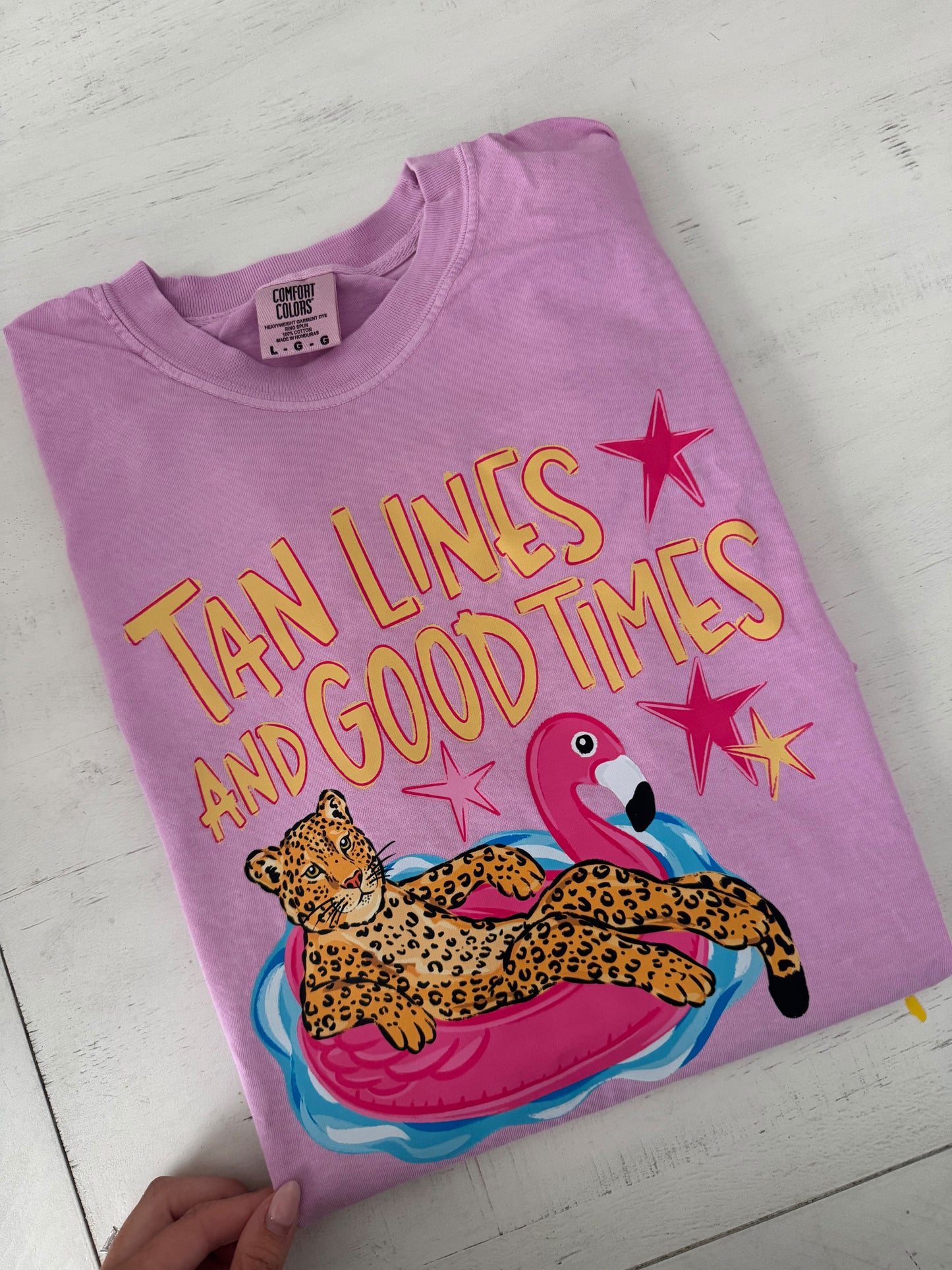 tan lines and good times tee