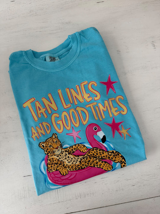 tan lines and good times tee