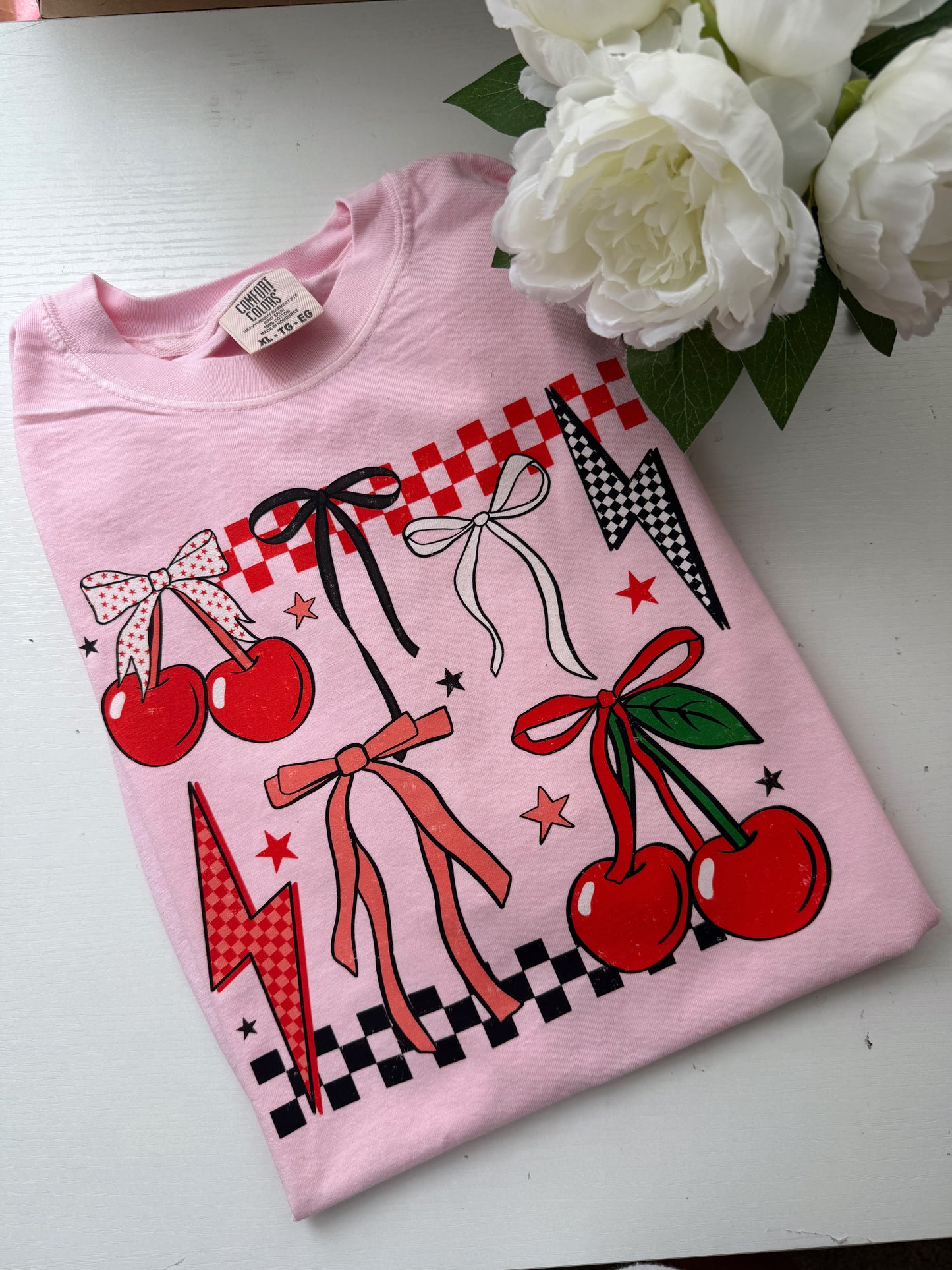Cherry Bows Tee